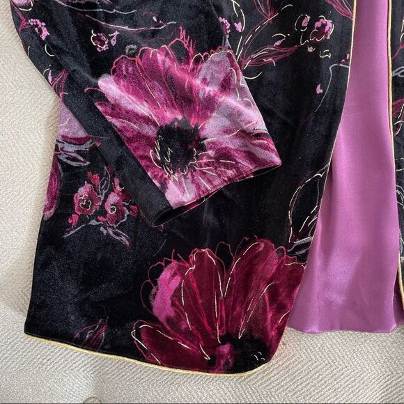 Dress Barn Collection Jacket Shell Combo Pull On Velvet Pants 14W - Picture 3 of 9